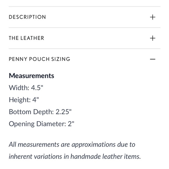 Portland Leather Penny Pouch - Picture 3 of 4